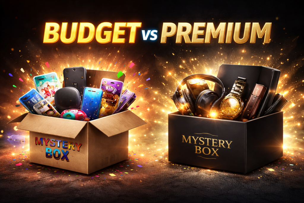 budget vs premium mystery box