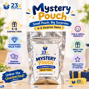Mystery Pouch – 4–6 Surprise Items Worth Over ₹250